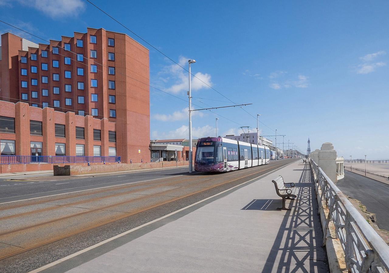 Grand Hotel Blackpool Esterno foto Tram in Blackpool